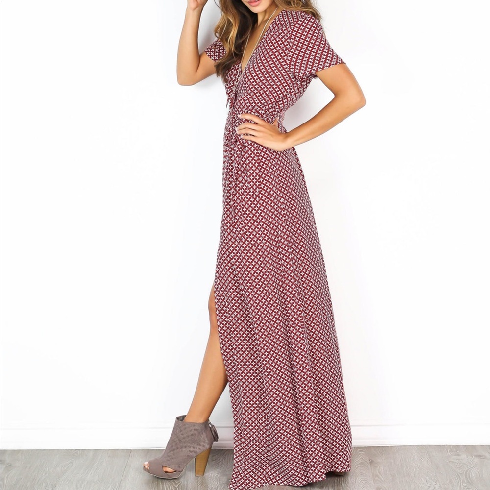 Wrap Maxi dress